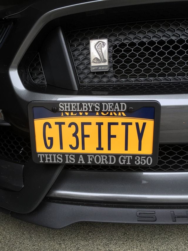 ANY new licence plate ideas for the GT350 Page 30 2015+ S550